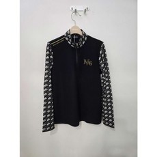 마코 에리소매로고기하학프린트집업티셔츠MOW3TH03 3007176