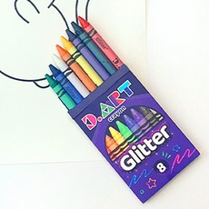 반짝이는 크레용 어린이집 답례품 선물 크레파스, 24개, 8색