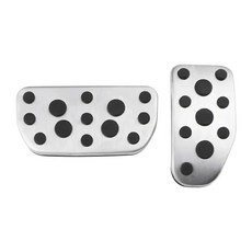 비오스 야리스 자동차 페달 커버 가스 액셀러레이터 브레이크 키트 패드 보호, 2. 2Pcs AT, 기본