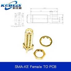 5PCS SMA KE KWE 소켓 플러그 솔더 마운트 RF 커넥터 어댑터 에지 구리 PCB, SMA KE 20 5MM 1