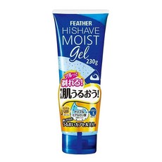 [FMD][現貨] 日本製 Feather 刮鬍凝膠 修毛凝膠 除毛凝膠 保濕 透明 刮鬍泡 刮鬍膏 230g, 1個
