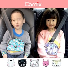 카닉스 애니프랜즈 메모리폼 어린이 안전벨트 커버, 쿨그레이, 1개