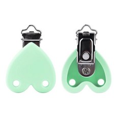 실리콘 클립 젖꼭지 체인 젖니가 선물 식품, 1개, 2. H-mint