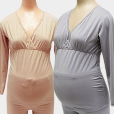 임산부 마더라이크 기모내의세트 산모 내복 임부 속옷