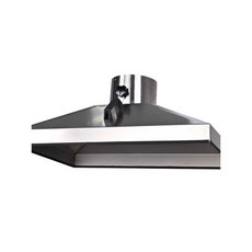 배풍기 자바라 후드 호스 공장 환기 튜브 업소 송풍기, 1개, 400x300mm 스텐 후드/110mm 연결구