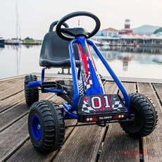 사륜자전거 고카트 주니어 페달 레저용 ATV 사륜차, 22인치 이상, 일반판 G201 플라스틱 파랑-발판, 1cm, 1개