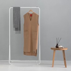 마켓비 BRANC 스탠드행거(화이트/블랙) 옷걸이행거 옷가게행거, 블랙