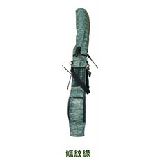 MEGA GOLF 高爾夫練習腳架袋 輕巧便攜 穩固耐用 多功能收納, 條紋綠, 1個