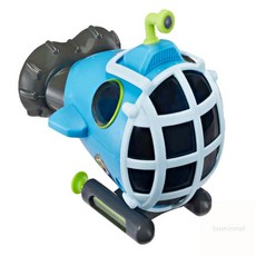 HM 빅어드벤처 잠수함 서브마린 워터슬라이드 아기목욕장난감, 블루 외 혼합색상, 1개