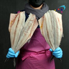 -60도 동해 손질 활복 삼치 1마리, 1개, 머리있는 400-500g