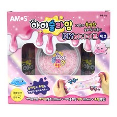 3세이상 체험놀이 핑크슬라임 만들기세트 미끌이 스트레스해소 어린이놀이 물젤리