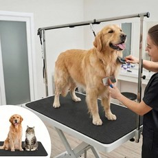 EazziSwitch Absorbent Dog Grooming Table Mat: 35" L x 24" W Customizable Pet Pad - Non-Slip Soft H, EazziSwitch Absorbent Dog Groo
