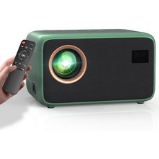 비브랜드 미니 빔 프로젝터 1080P 풀HD 스마트폰 HDMI USB, electric focus, 1개