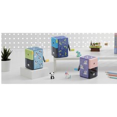 手牌 SDI 0152P-X 好學生金屬削鉛筆機 no.0152, 藍色 (恐龍), 1個