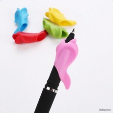 초등학생 바른자세 연필그립 인체공학 필기교정 펜홀더 돌고래형 손가락 자세교정기, 1개, 상세페이지 참조