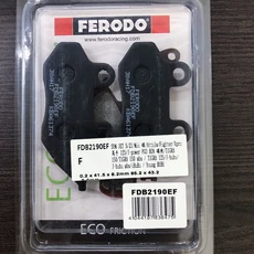 FERODO FDB2190EF 煞車皮 SYM JET S/Z1/Mii Attila Fighter Xpro 高手 125 J-power, 黑