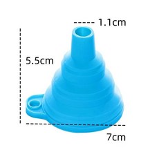 臺灣出貨五穀雜糧收納盒密封袋防潮防蟲廚房麵粉儲存容器糧罐米桶米缸家用廚房神器, 小漏斗 口徑1.1cm, 1個