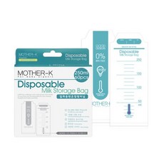Mother K 一次性冷奶瓶塑料包裝, 60張, 1包