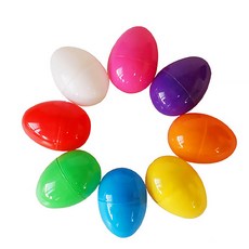 PVC 계란모형 케이스 에그볼(혼합) 대/소 칼라혼합, 계란케이스 대 100입