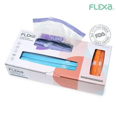 플렉사 슬라이더 지퍼백 세트, 혼합, 55개입, 1세트