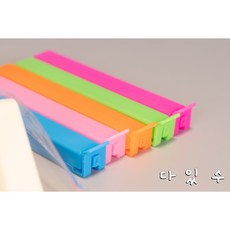 봉지 집게 밀봉 클립 5색상, 2세트, 5개