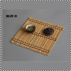 대나무 차 매트 컵받침 방수/잘 흡수 방열 매트 차 문화 행사 가정용 홈카페 오피스 티테이블 원목 감성 위생 소품, 탄화 색상, 18x16