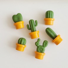 오프랑데코 선인장 냉장고 귀여운 마그넷 자석 6p 세트