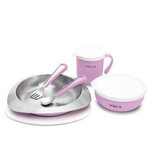 Viida 抗菌不鏽鋼餐具組, 餐具組, 薰衣草紫,, 1套