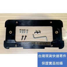 BMW後牌框 車牌框 車牌架 底座托板 車牌支架 適用於1/2/3/4/5/7系X1/X3/X4/X5/X6, 1個, Black