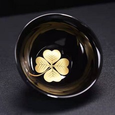 도자기 찻잔 술잔 1인용 전통 다기 세트 공푸식, 1개, 가마 변색 오행 컵-화려한 블루 200mL 이하