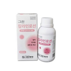 그린제약 그린 칼라민로션100ml 땀띠 벌레 화상 습진 피부진정 의약외품 로션 화상부염 햇볕탄곳, 100ml, 2개