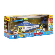 후릭션 뽀로로 헬리콥터 경찰 유아 아동 장난감, 본상품, 1개