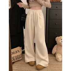 데일리 기모 와이드 트레이닝 팬츠