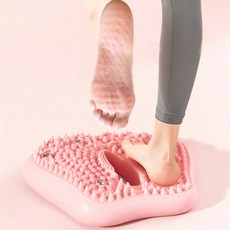 말랑데이 가정용 무소음 지압 에어 스텝퍼, 핑크