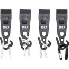 ORXPLUS TOOLTS 4pc 매듭 없는 방수포 클립 엄지 나사와 후크 테일 텐트 차양 클램프 캠핑 캐노피 자동차 커버 겨울 보트 수영장 햇빛 가리개, 4.62 inch