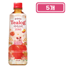 이노엔)티로그자두아이스티, 5개, 500ml