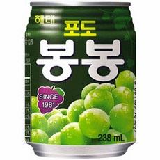 해태-포도봉봉238ml(소12캔) x2, 238ml