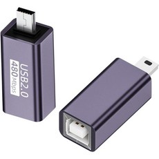 QIANRENON Mini USB to MIDI Electronic Musical Adapter 480Mbps Male B Female Data Print Connector 7, QIANRENON Mini USB to MIDI Ele