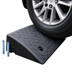 차량진입판 휠체어 경사로발판, 1개, 블랙