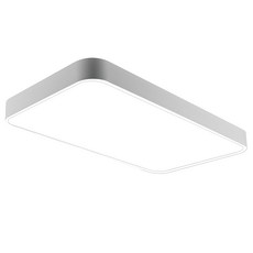 원하 삼성 칩 미러 거실 플리커프리 LED 천장등 60W, 화이트 + 주광색