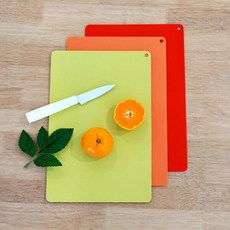 아트박스/보노하우스 클린 슬림 리필도마 3P, 그린+레드+오렌지 세트