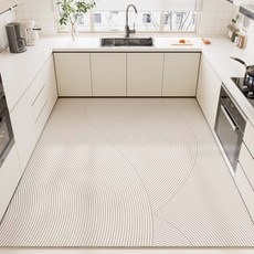 혜신 대형 주방 발매트 방수 미끄럼방지 3.5mm PVC 쿠션 잘라쓰는, 1개, A001