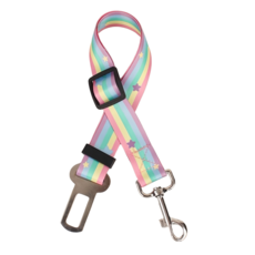 강아지안전벨트 충격방지 애견차량안전벨트 고탄력 튼튼한 강아지안전벨트시트, 별색 줄무늬, 32-62센티미터