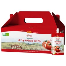 바이퀸 유기농 NFC 착즙 100% 레드 토마토 즙 주스, 100ml, 30개