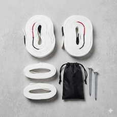 스타 족구 경기장 라인벨트 jn201s 고정핀 파우치 세트 족구라인벨트