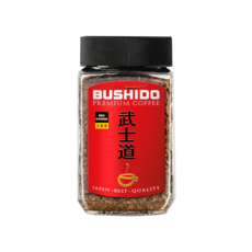 BUSHIDO 武士道 嚴選濃韻咖啡 100%阿拉比卡即溶咖啡 瑞士進口, 100g, 1個