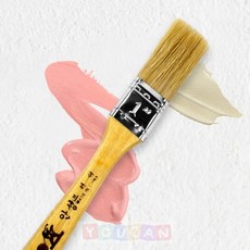 페인트 붓 1인치 평붓