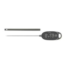 樸樂烘焙材料 Dretec 大螢幕防潑水墊子料理溫度計 附針管套 O-900WT/O-900DG, 1個, 灰色/O-900DG530