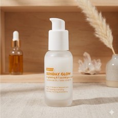 프랭클리 선데이 글로우 1초 광채 세럼, 37ml, 3개