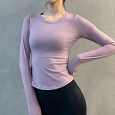 lady magic 女士健身服長袖運動衫打底褲 T 恤緊身瑜伽上衣